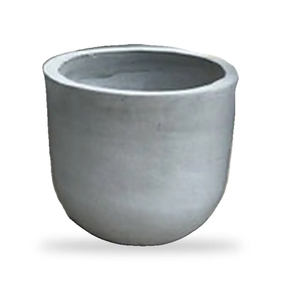 กระถางปูนทรงแคปซูล 77×87 ซม. – กระถางปูนเปลือย POTS28