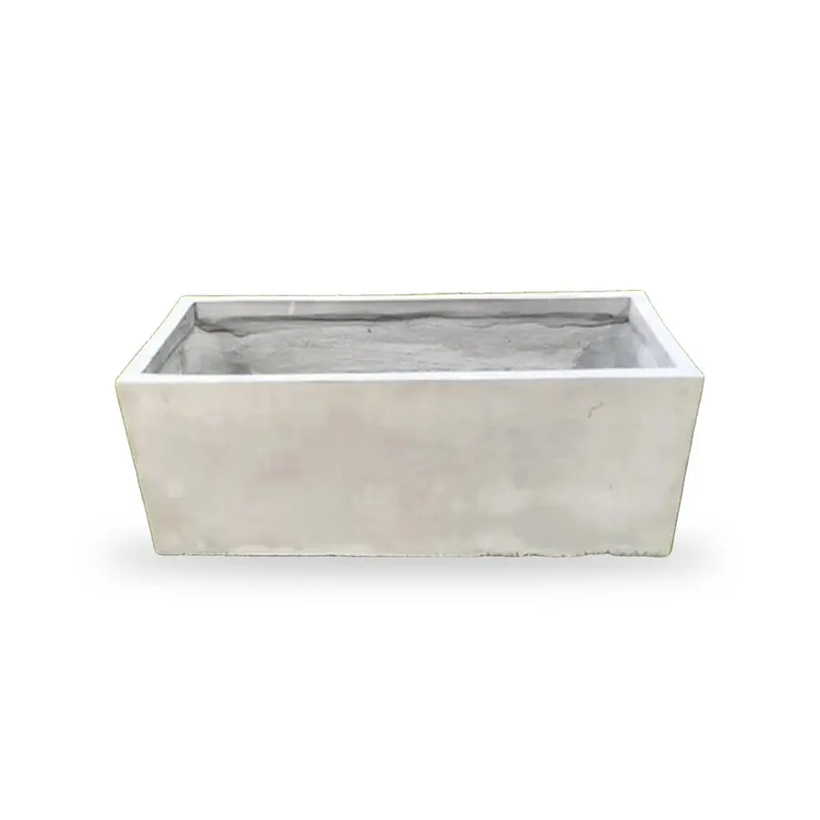 กระถางรางปูนเปลือย 35×100×35 ซม. – กระถางปูนเปลือย POTS28