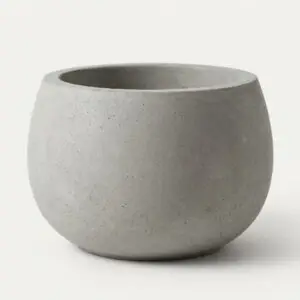กระถางปูนทรงโอ่ง 15×20 ซม. – กระถางปูนเปลือย POTS28