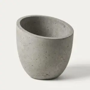 กระถางปูนทรงหัวกระสุน 45×45 ซม. – กระถางปูนเปลือย POTS28