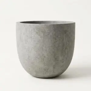 กระถางปูนทรงหัวกระสุน 21×25 ซม. – กระถางปูนเปลือย POTS28