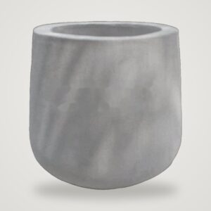กระถางปูนทรงตอตาล 23×23 ซม. – กระถางปูนเปลือย POTS28