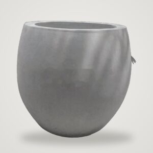 กระถางปูนทรงโอ่ง 32×30 ซม. – กระถางปูนเปลือย POTS28