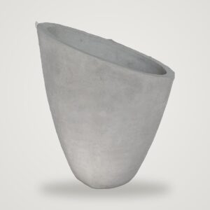 กระถางปูนทรงปากเฉียง 30×30 ซม. – กระถางปูนเปลือย POTS28