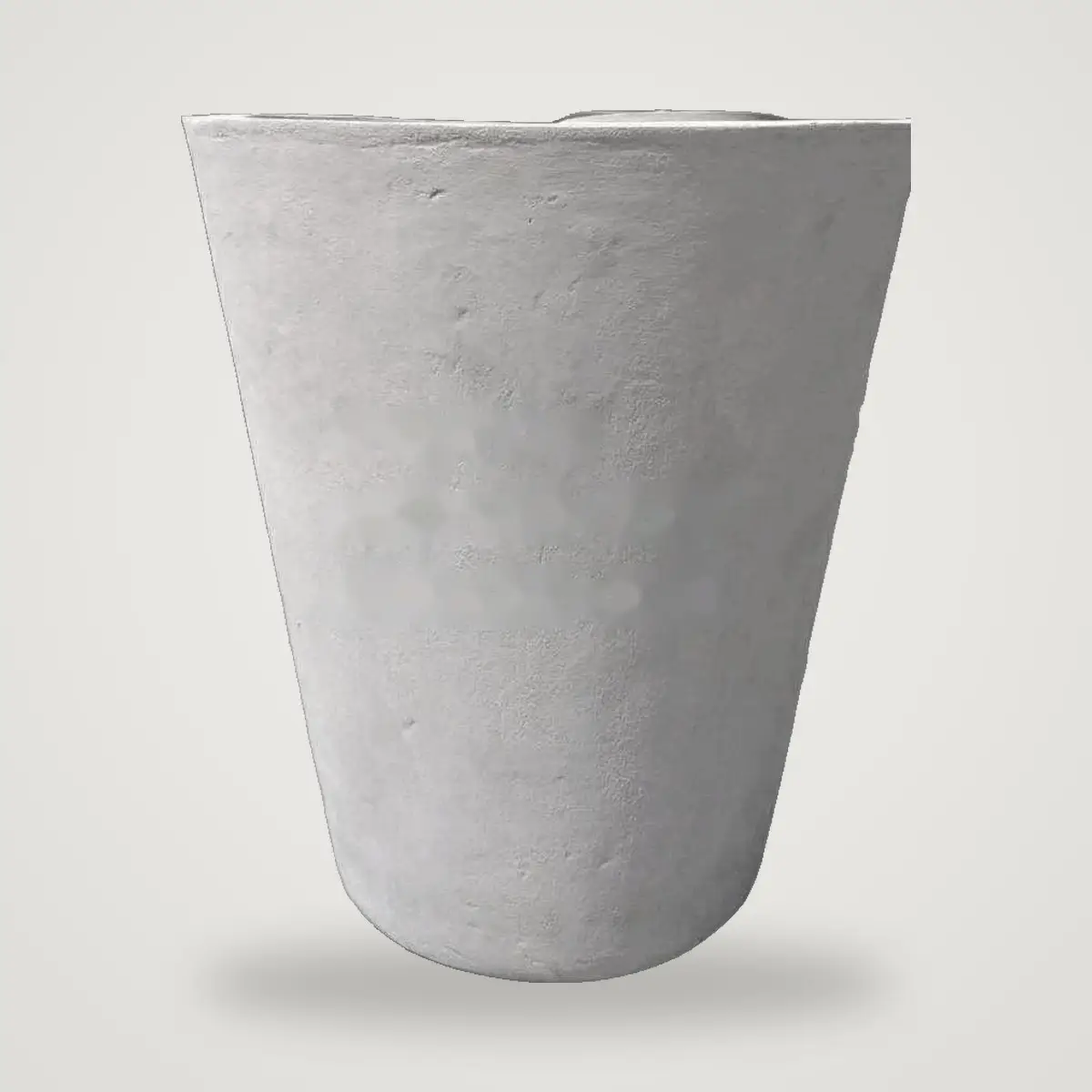 กระถางปูนทรงกรวย 45×35 ซม. – กระถางปูนเปลือย POTS28