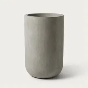กระถางปูนทรงกระบอก 60×40 ซม. – กระถางปูนเปลือย POTS28