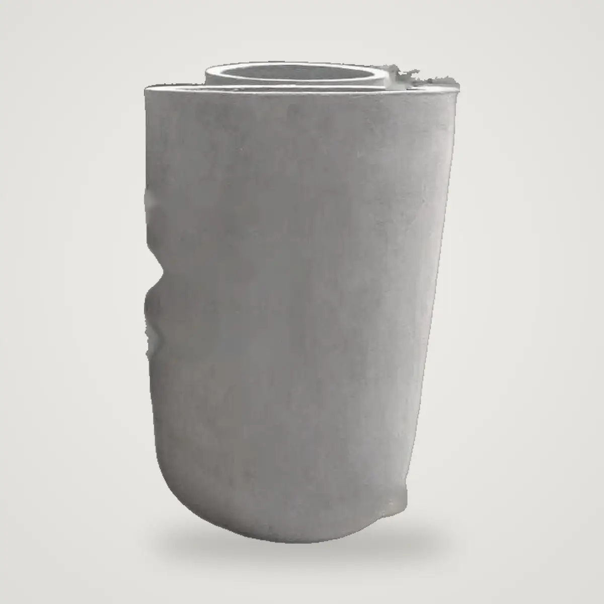 กระถางปูนทรงกระบอก 50×40 ซม. – กระถางปูนเปลือย POTS28