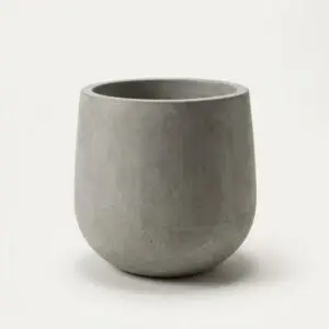 กระถางปูนทรงตอตาล 32×32 ซม. – กระถางปูนเปลือย POTS28