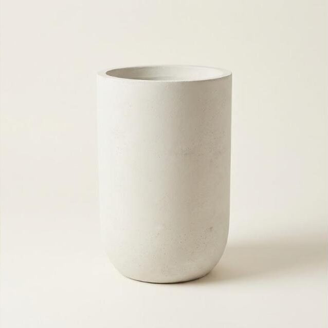 กระถางปูนทรงกระบอก 40×30 ซม. – กระถางปูนเปลือย POTS28